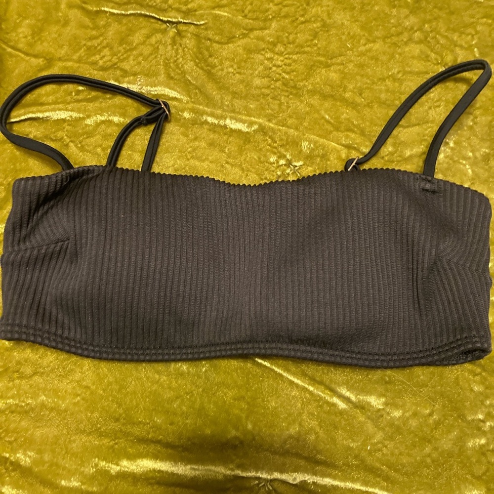 small black hollister bikini top
